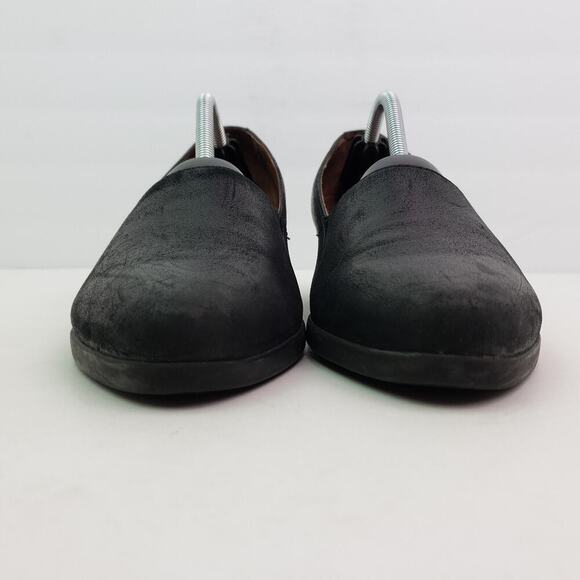 Dansko Shanda Womens Size EU 38 US 7.5-8 Black Leather Slip On Wedge Loafer Shoe - Picture 6 of 11